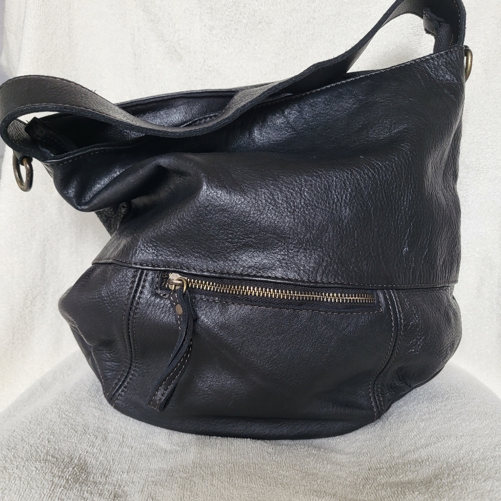 Italian Leather Hobo Bag